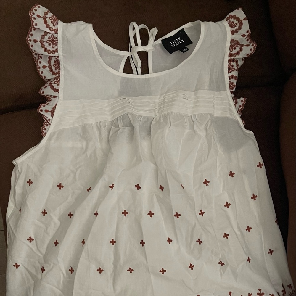 Fifty Street Embroidered Blouse